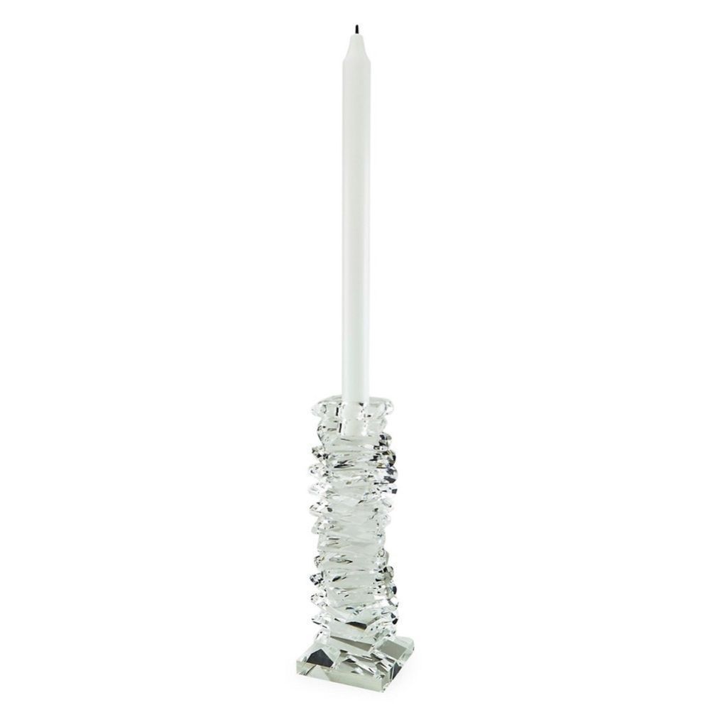 Crystal Eye Votive Candle Holder – Clear Geometric Prism Luxury Decor - Picture 5 of 17